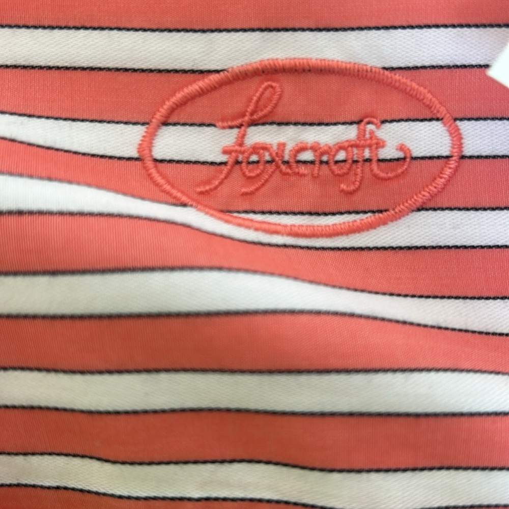 Foxcroft No Iron Fitted Button Down In Size 16 - image 8